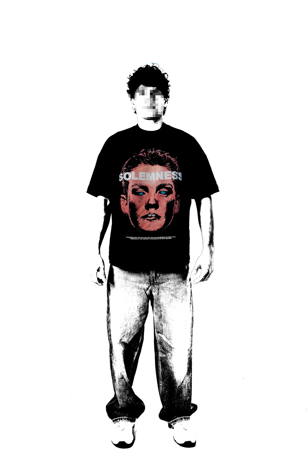 SOLEMNESS LUMINOUS BOY T-SHIRT OVERZISE