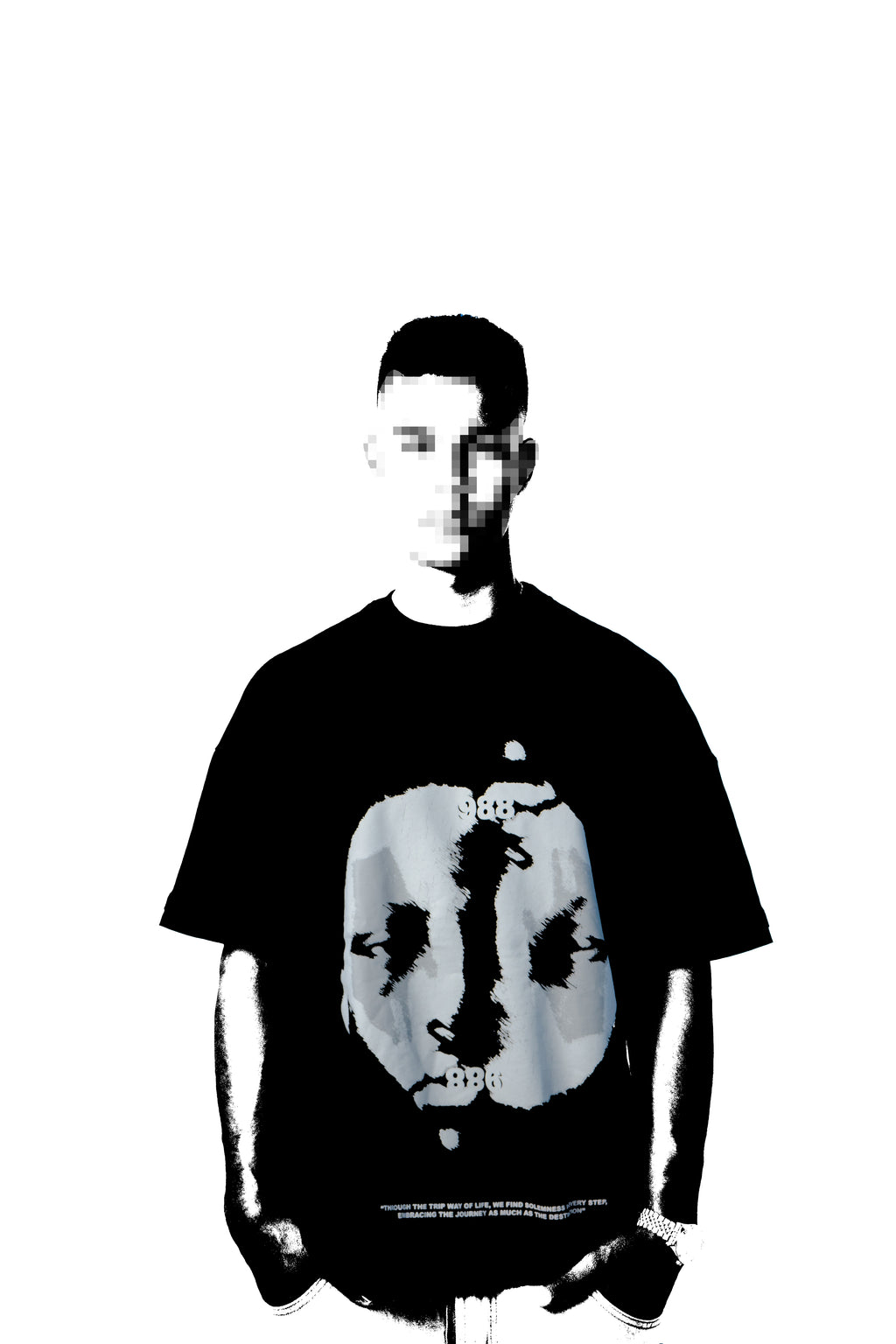 SOLEMNESS SERIUSLY GUY T-SHIRT OVERZISE