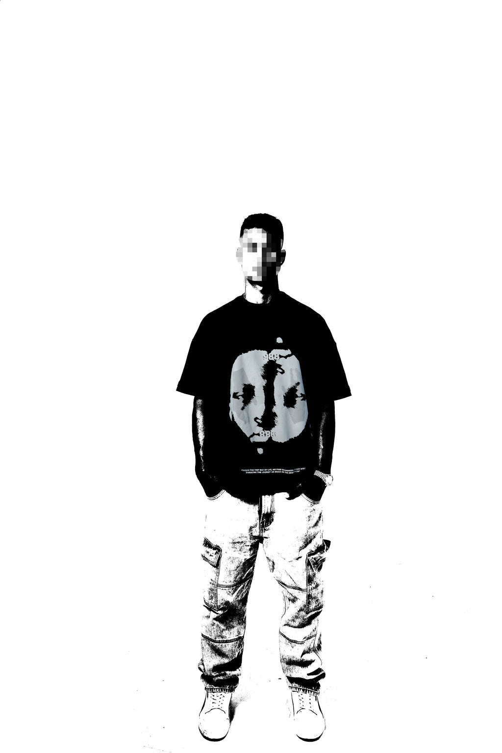 SOLEMNESS SERIUSLY GUY T-SHIRT OVERZISE